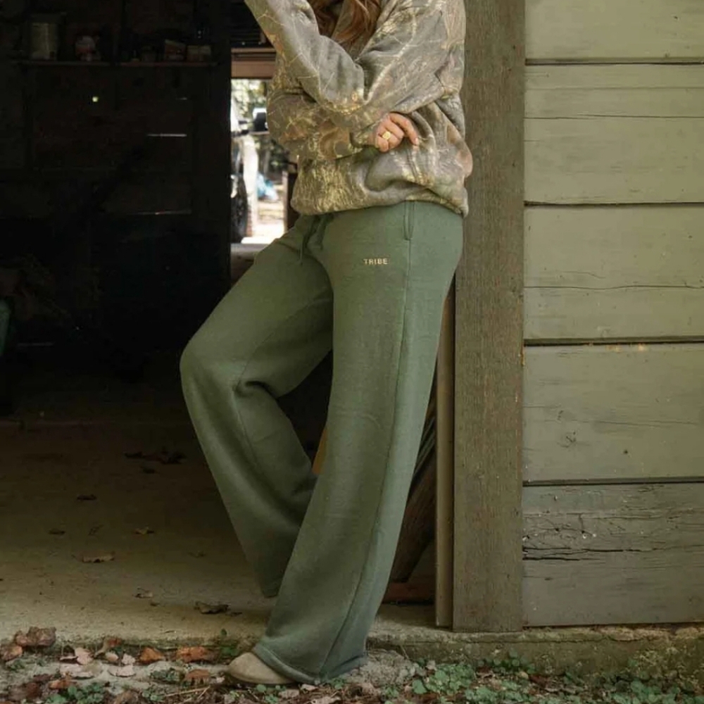 Olive Green Women's Track Pants
